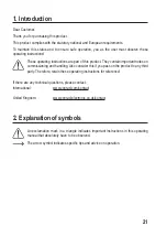 Preview for 21 page of BASETech 1604185 Operating Instructions Manual