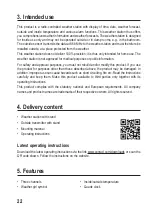 Preview for 22 page of BASETech 1604185 Operating Instructions Manual