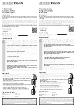 Предварительный просмотр 2 страницы BASETech 1620628 Operating Instructions