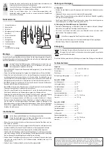 Предварительный просмотр 2 страницы BASETech 1629562-30 W Operating Instructions Manual