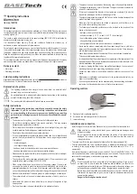 Preview for 3 page of BASETech 1662136 Operating Instructions Manual