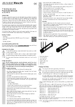 Предварительный просмотр 3 страницы BASETech 1694985 Operating Instructions Manual