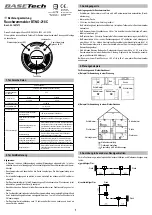 Предварительный просмотр 1 страницы BASETech 1697473 Operating Instructions Manual