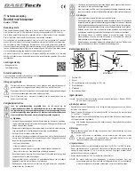 Предварительный просмотр 7 страницы BASETech 1707620 Operating Instructions Manual