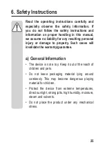 Preview for 25 page of BASETech 1897008 Operating Instructions Manual