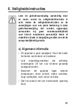 Preview for 61 page of BASETech 1897008 Operating Instructions Manual