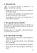 Preview for 71 page of BASETech 1897008 Operating Instructions Manual