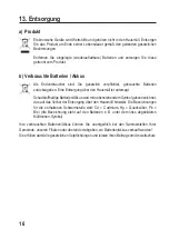 Preview for 16 page of BASETech 1911203 Operating Instructions Manual