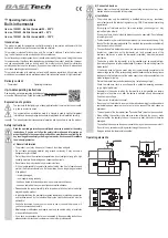 Preview for 3 page of BASETech 1953951 Operating Instructions Manual