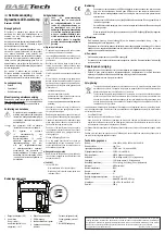Preview for 4 page of BASETech 2238078 Operating Instructions