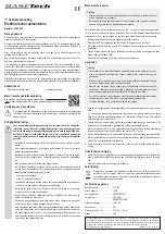 Preview for 4 page of BASETech 2266932 Operating Instructions