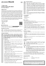 Preview for 3 page of BASETech 230LM Operating Instructions