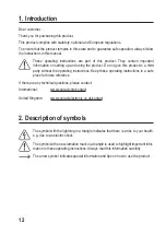 Предварительный просмотр 12 страницы BASETech 2330829 Operating Instructions Manual