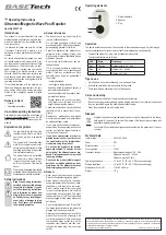 Preview for 2 page of BASETech 2342736 Operating Instructions