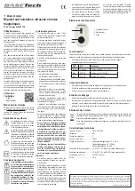 Preview for 3 page of BASETech 2342736 Operating Instructions