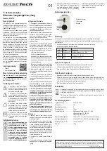 Preview for 4 page of BASETech 2342736 Operating Instructions