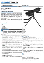 Preview for 1 page of BASETech 55 80 97 Operating Instructions Manual