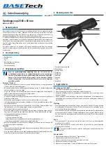 Preview for 7 page of BASETech 55 80 97 Operating Instructions Manual