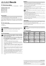 Preview for 4 page of BASETech 65 88 00 Operating Instructions