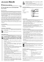 Предварительный просмотр 4 страницы BASETech 684913 Operating Instructions