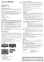 BASETech 710016 Operating Instructions предпросмотр