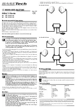 Предварительный просмотр 1 страницы BASETech 94 23 55 Operating Instructions