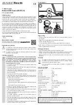 Preview for 3 page of BASETech BS-WC-01 Operating Instructions