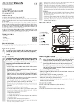 Preview for 5 page of BASETech BT-1577238 Operating Instructions Manual