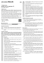 Preview for 5 page of BASETech BT-1680332 Operating Instructions Manual