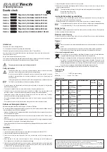 Preview for 2 page of BASETech BT-1680896 Operating Instructions