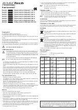 Предварительный просмотр 4 страницы BASETech BT-1680896 Operating Instructions