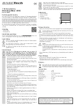 BASETech BT-1852381 Operating Instructions preview