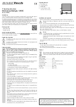 Предварительный просмотр 2 страницы BASETech BT-1852381 Operating Instructions