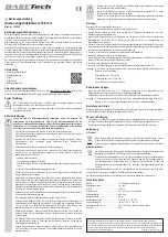 BASETech BT-1911208 Operating Instructions preview