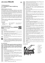 BASETech BT-2251517 Operating Instructions предпросмотр