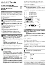 Предварительный просмотр 4 страницы BASETech BT-372807 Operating Instructions