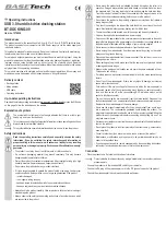 Предварительный просмотр 3 страницы BASETech BT-DOCKING-09 Operating Instructions Manual