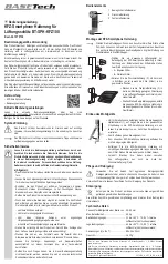 Предварительный просмотр 1 страницы BASETech BT-SPH-KFZ100 Operating Instructions