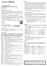 Preview for 1 page of BASETech BT-TH130A Operating Instructions