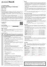 Preview for 4 page of BASETech BT-TH130A Operating Instructions