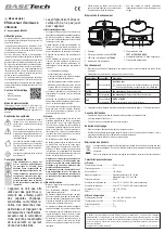 Предварительный просмотр 3 страницы BASETech BT10 Operating Instructions