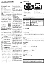 Предварительный просмотр 4 страницы BASETech BT10 Operating Instructions