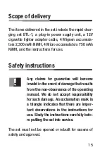 Preview for 15 page of BASETech BTL-1 Operating Instructions Manual