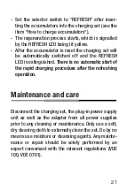 Preview for 21 page of BASETech BTL-1 Operating Instructions Manual