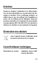 Preview for 33 page of BASETech BTL-1 Operating Instructions Manual