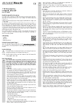 Preview for 1 page of BASETech BTL-100 Operating Instructions Manual