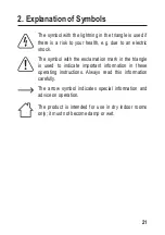 Предварительный просмотр 21 страницы BASETech BTL-4 Operating Instructions Manual