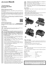 Preview for 1 page of BASETech GO BS-VR-GO Operating Instructions