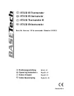 BASETech IRT-350 Operating Instructions Manual preview