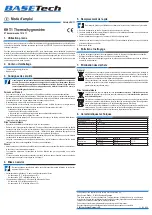 Preview for 3 page of BASETech KHT-1 Operating Instructions